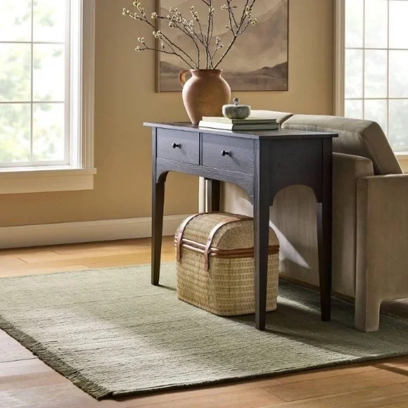 NEW Studio McGee Woven Rattan Storage Trunk